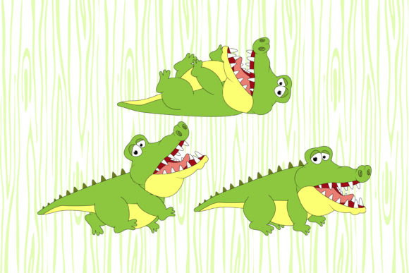 Adorable Charm: Using the Cute Fat Crocodile Cartoon