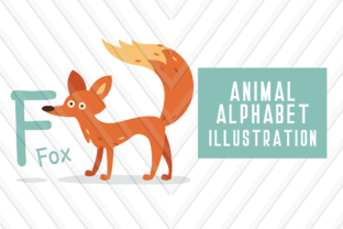 Animal Alphabet F for Fox: A Playful Asset for Modern Branding