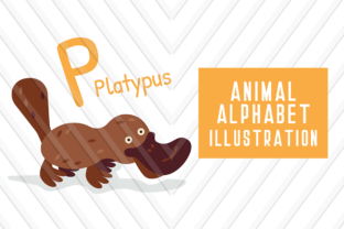 Animal Alphabet P for Platypus: A Playful Premium Display Font