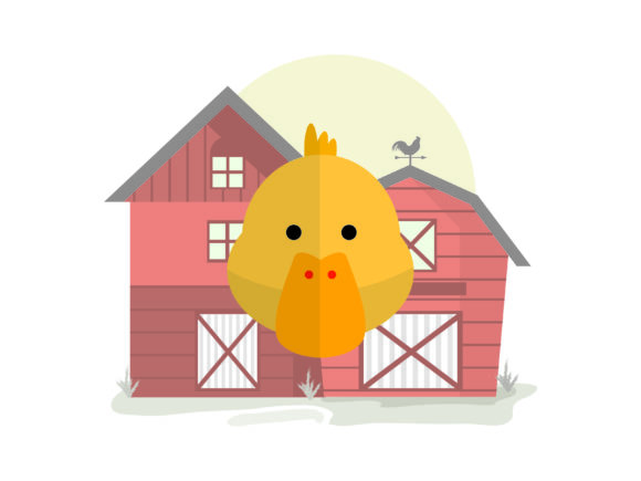 Charming Versatility: Using Cute Animal Head Duck in Modern Design
